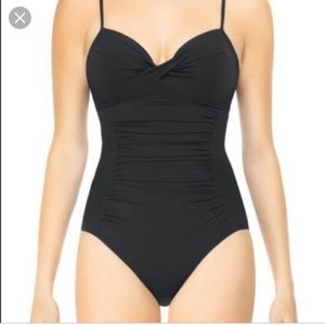 Spanx slimming black swimsuit